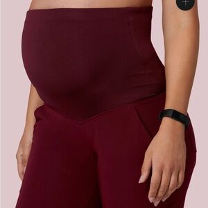 Mandala Maternity Burgundy Pants